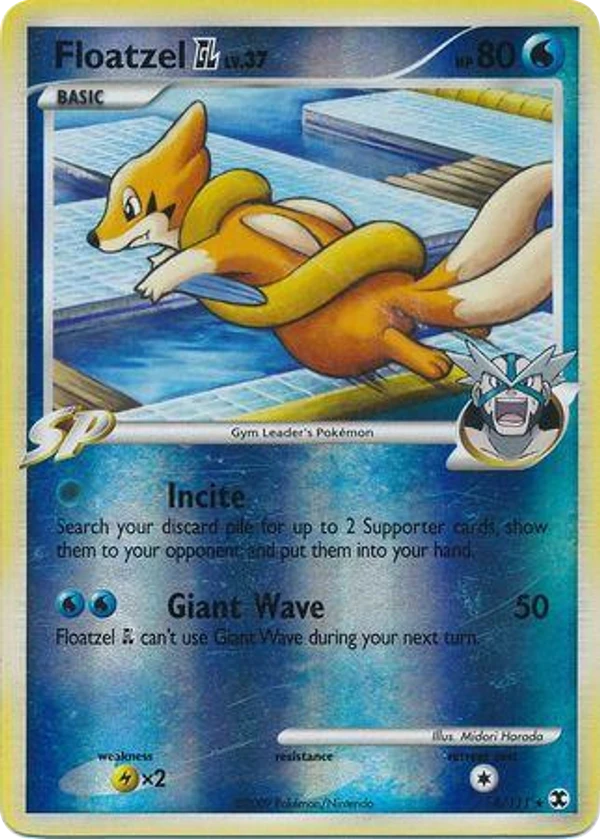 Floatzel GL — Rising Rivals #004 / 111