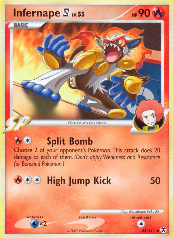 Infernape E4 — Rising Rivals #043 / 111