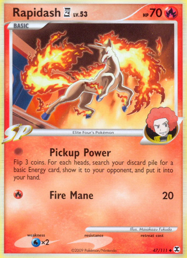 Rapidash E4 — Rising Rivals #047 / 111
