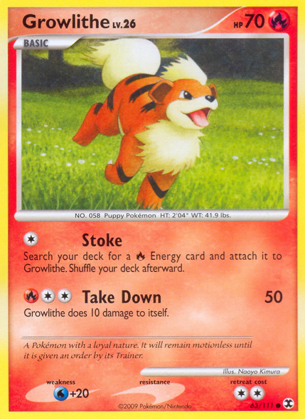 Growlithe — Rising Rivals #063 / 111