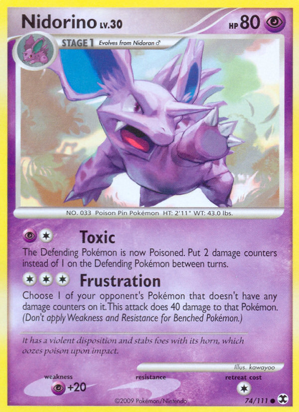 Nidorino — Rising Rivals #074 / 111