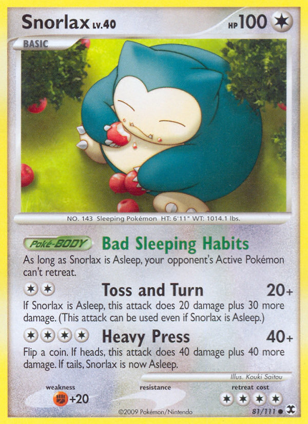 Snorlax — Rising Rivals #081 / 111