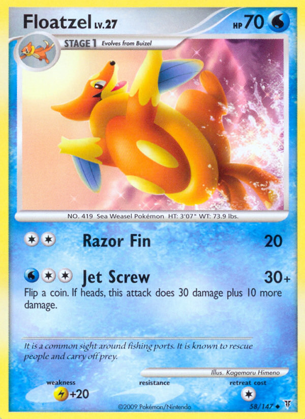 Floatzel — Supreme Victors #058 / 147