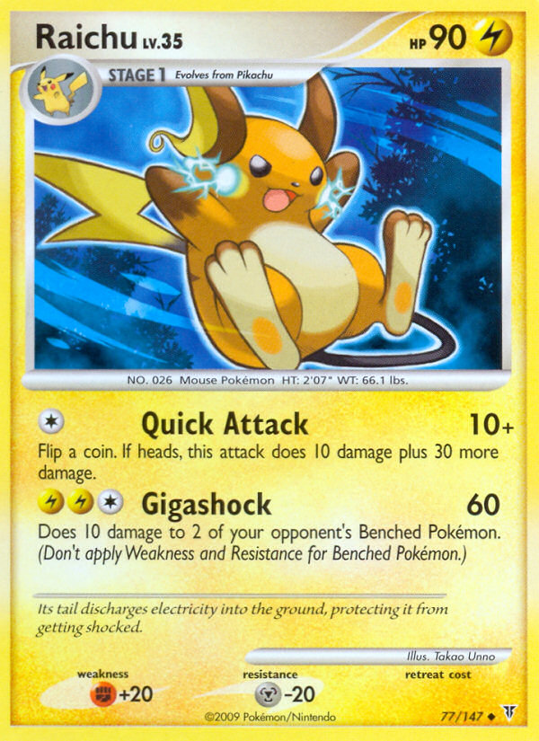 Raichu — Supreme Victors #077 / 147
