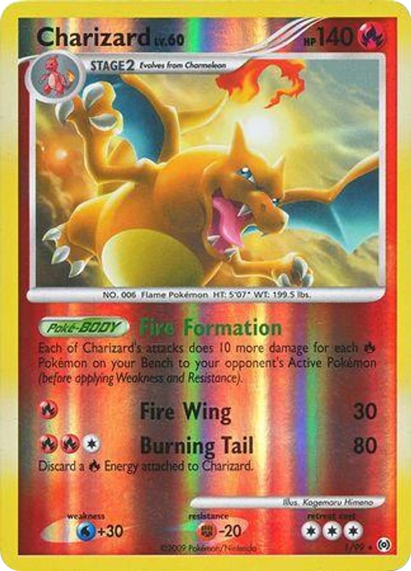 Charizard — Arceus #001 / 99