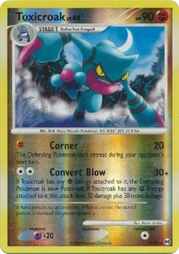 Toxicroak — Arceus #011 / 99