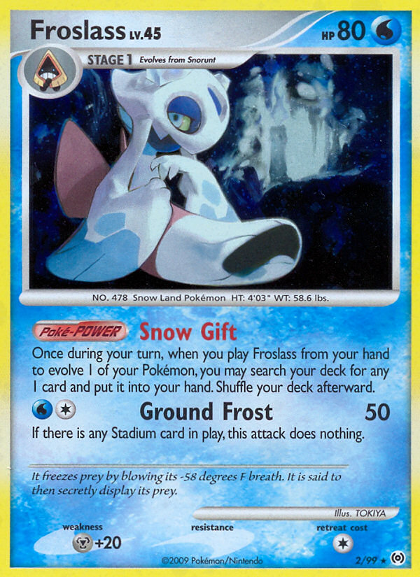 Froslass — Arceus #002 / 99