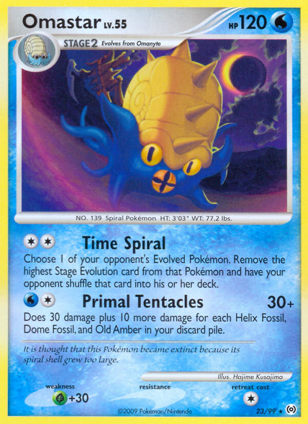 Omastar — Arceus #023 / 99