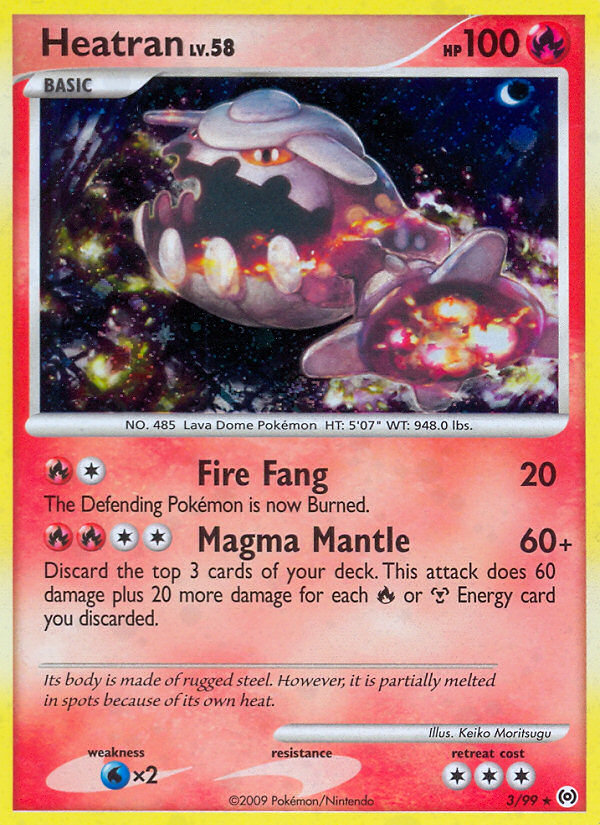 Heatran — Arceus #003 / 99