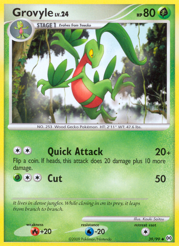 Grovyle — Arceus #039 / 99
