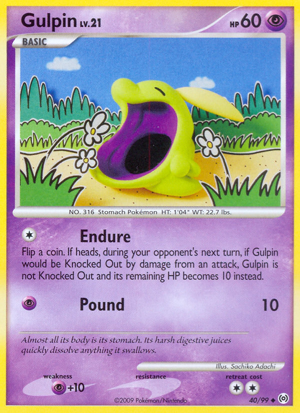 Gulpin — Arceus #040 / 99