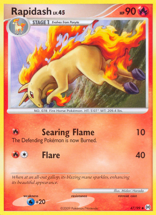 Rapidash — Arceus #047 / 99