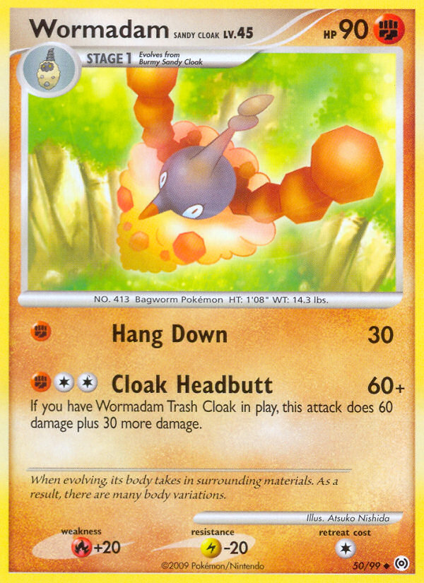 Wormadam Sandy Cloak — Arceus #050 / 99
