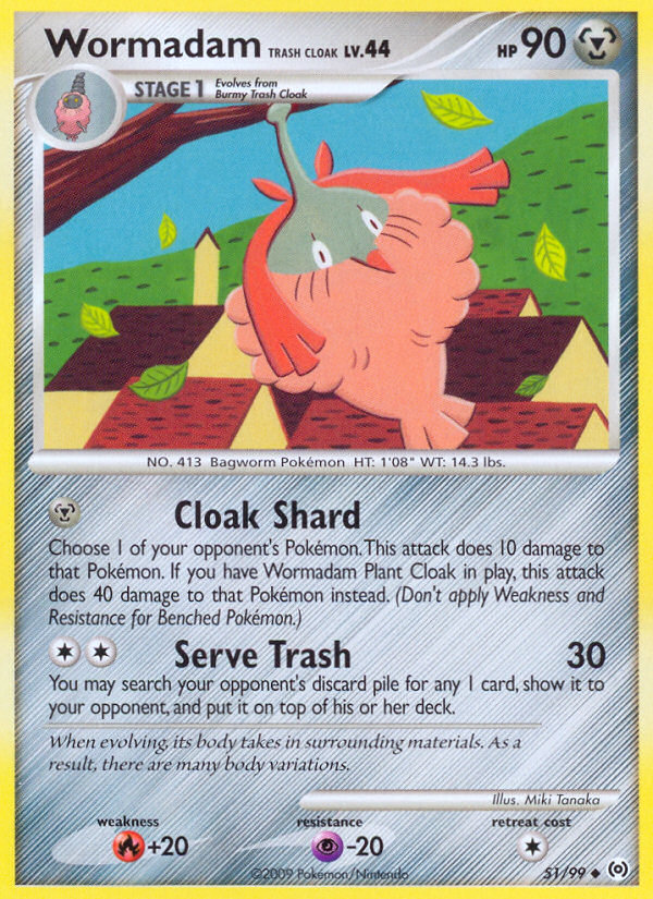 Wormadam Trash Cloak — Arceus #051 / 99