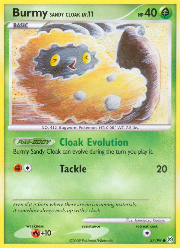 Burmy Sandy Cloak — Arceus #057 / 99