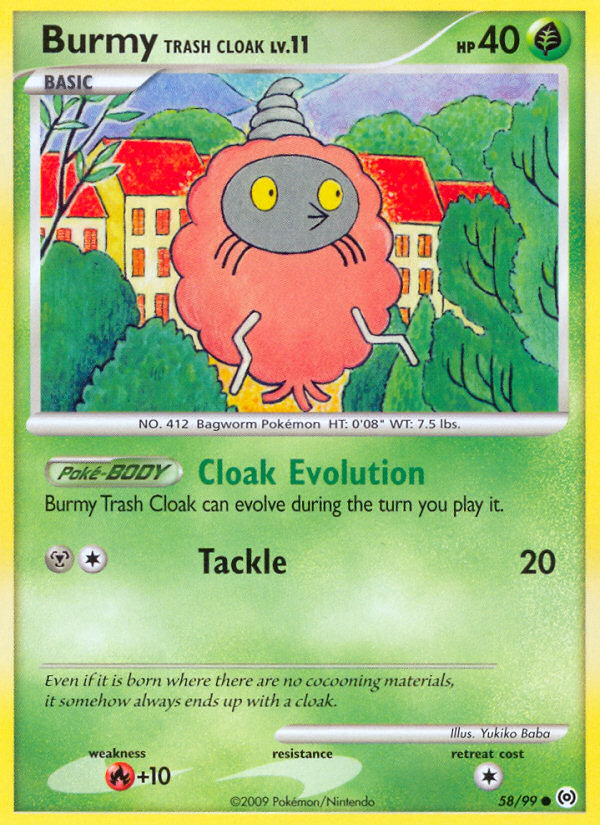 Burmy Trash Cloak — Arceus #058 / 99