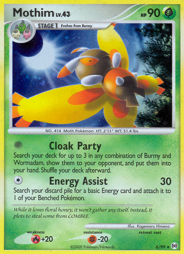 Mothim — Arceus #006 / 99