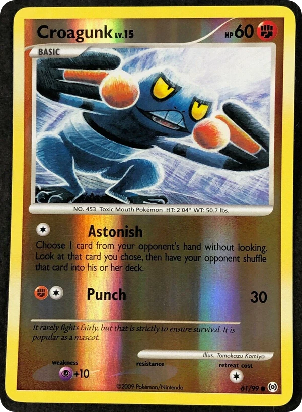 Croagunk — Arceus #061 / 99