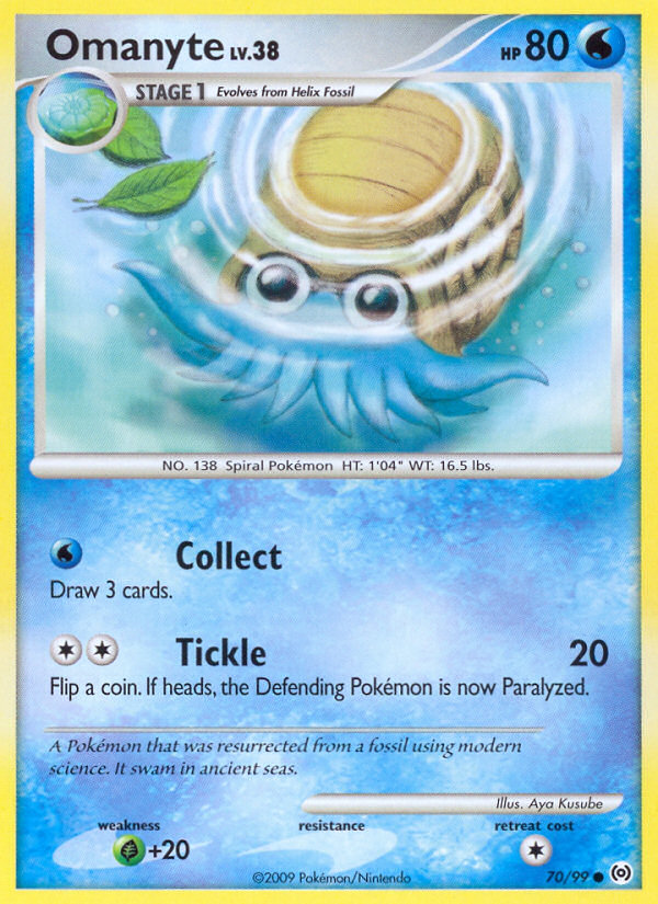 Omanyte — Arceus #070 / 99