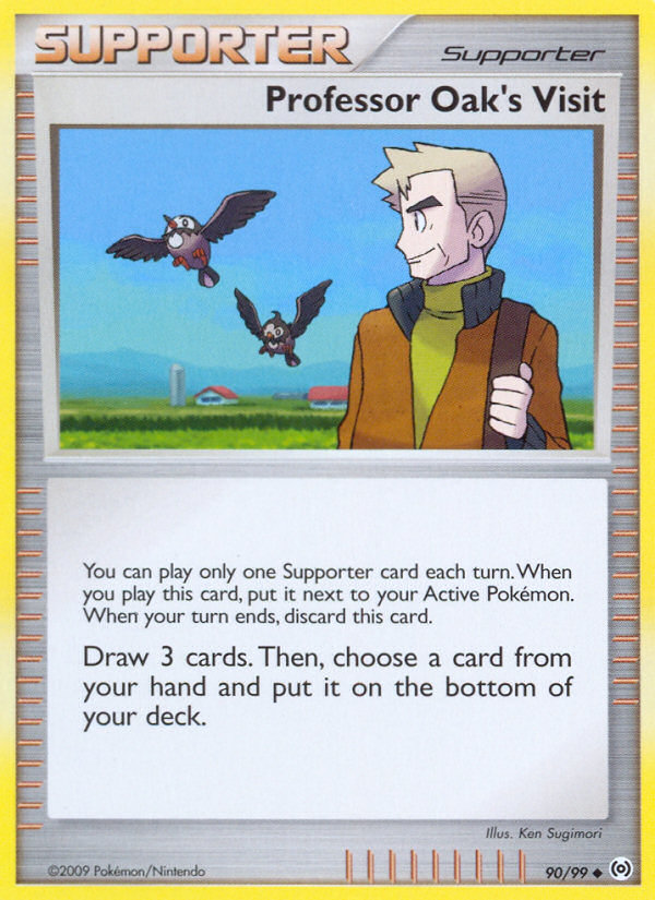 Professor Oak's Visit — Arceus #090 / 99