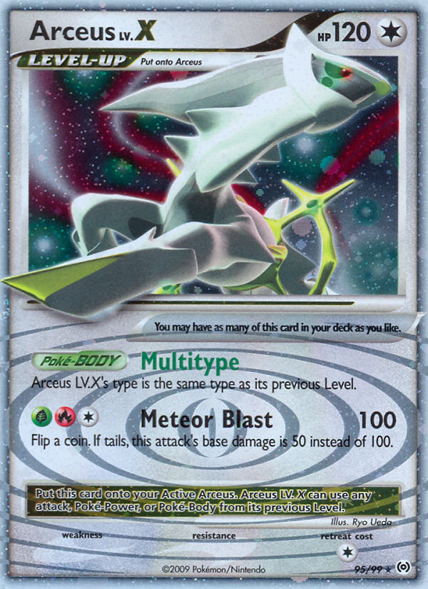 Arceus LV.X — Arceus #095 / 99