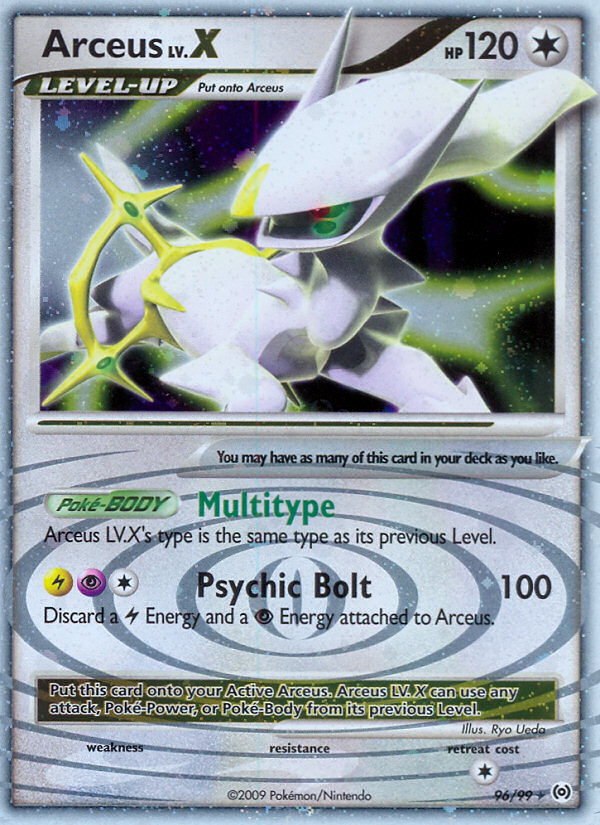 Arceus LV.X — Arceus #096 / 99
