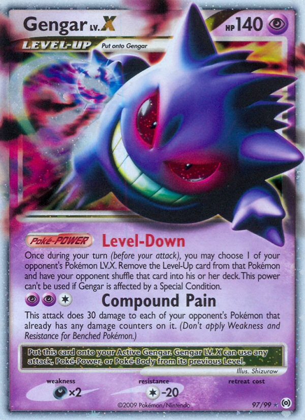 Gengar LV.X — Arceus #097 / 99