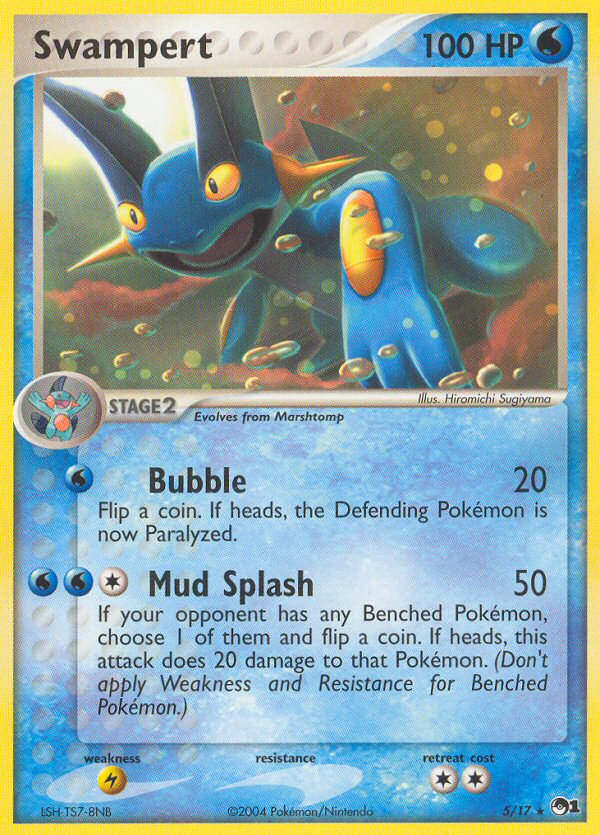 Swampert — POP Series 1 #005 / 17