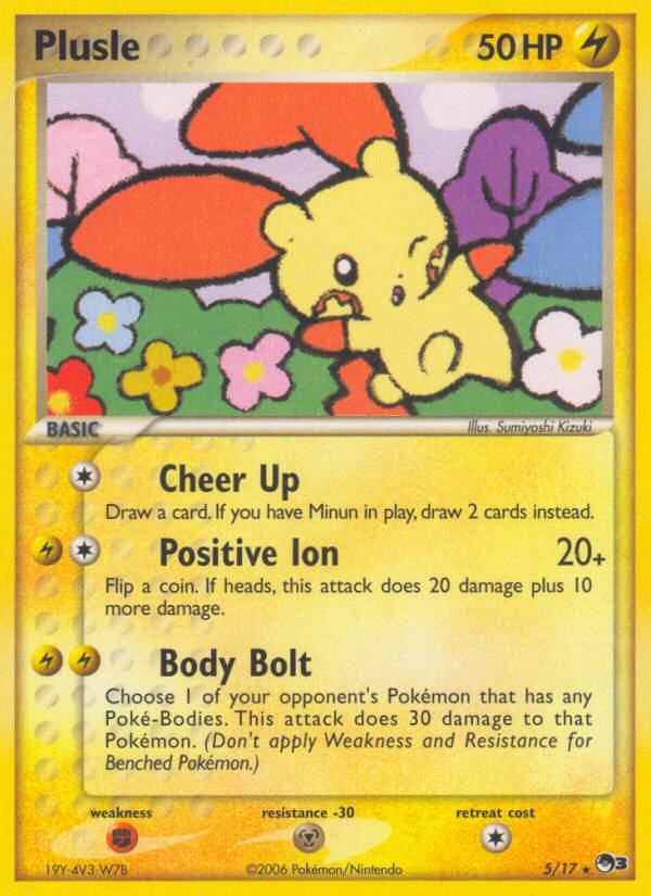 Plusle — POP Series 3 #005 / 17