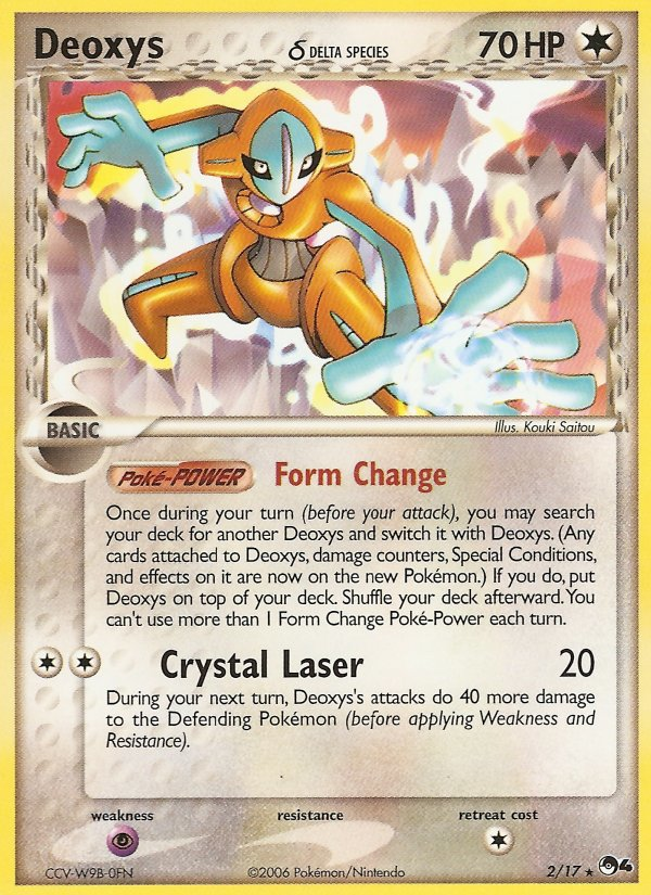 Deoxys δ — POP Series 4 #002 / 17