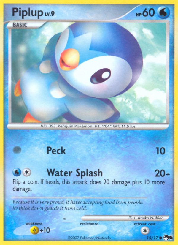 Piplup — POP Series 6 #015 / 17