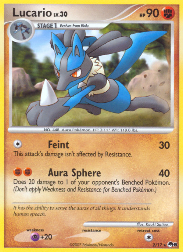Lucario — POP Series 6 #002 / 17