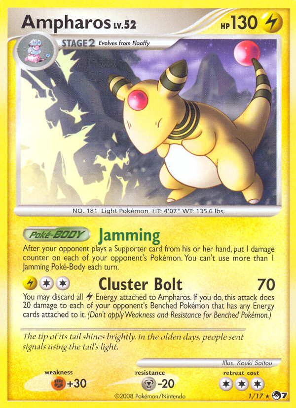 Ampharos — POP Series 7 #001 / 17