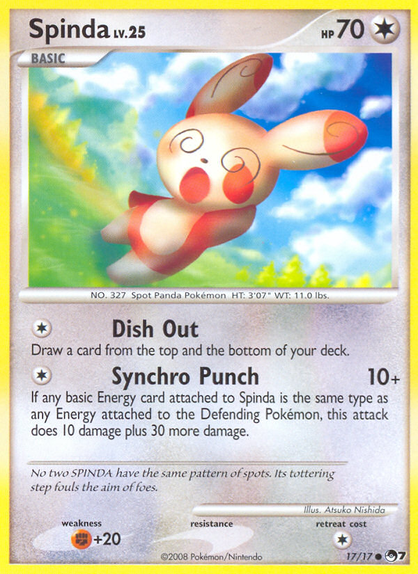 Spinda — POP Series 7 #017 / 17