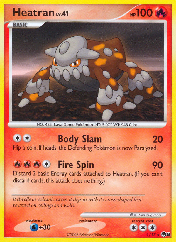 Heatran — POP Series 8 #001 / 17