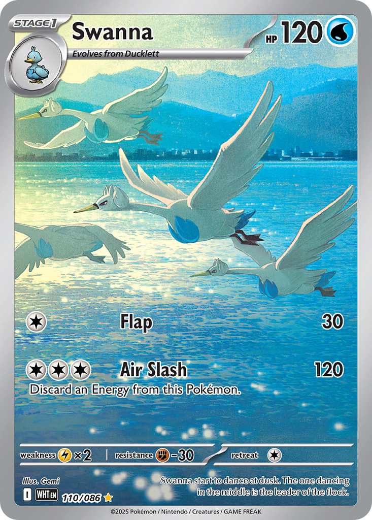 Swanna — White Flare #110 / 86