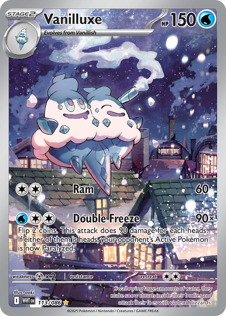Vanilluxe — White Flare #113 / 86