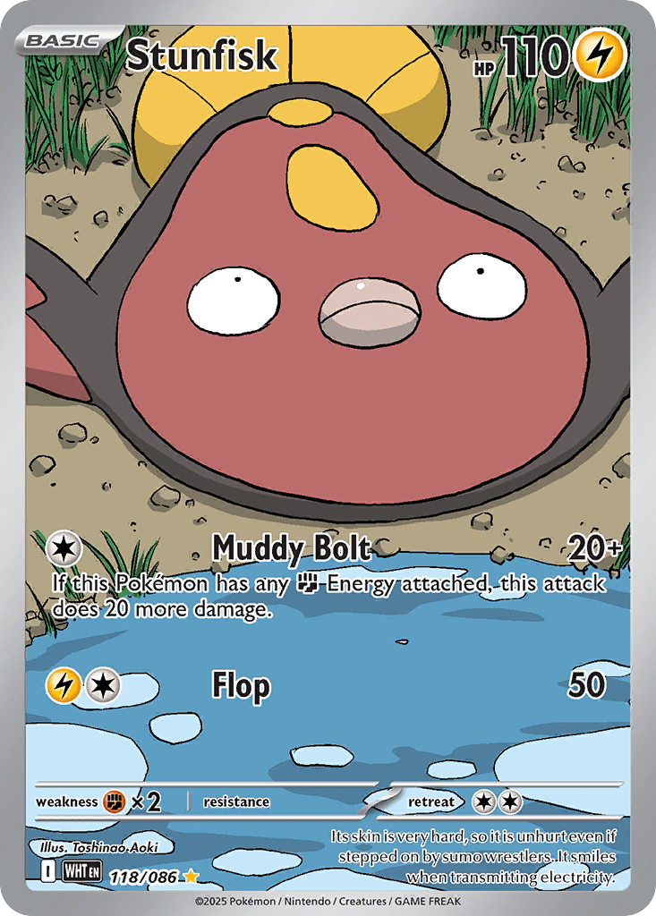 Stunfisk — White Flare #118 / 86