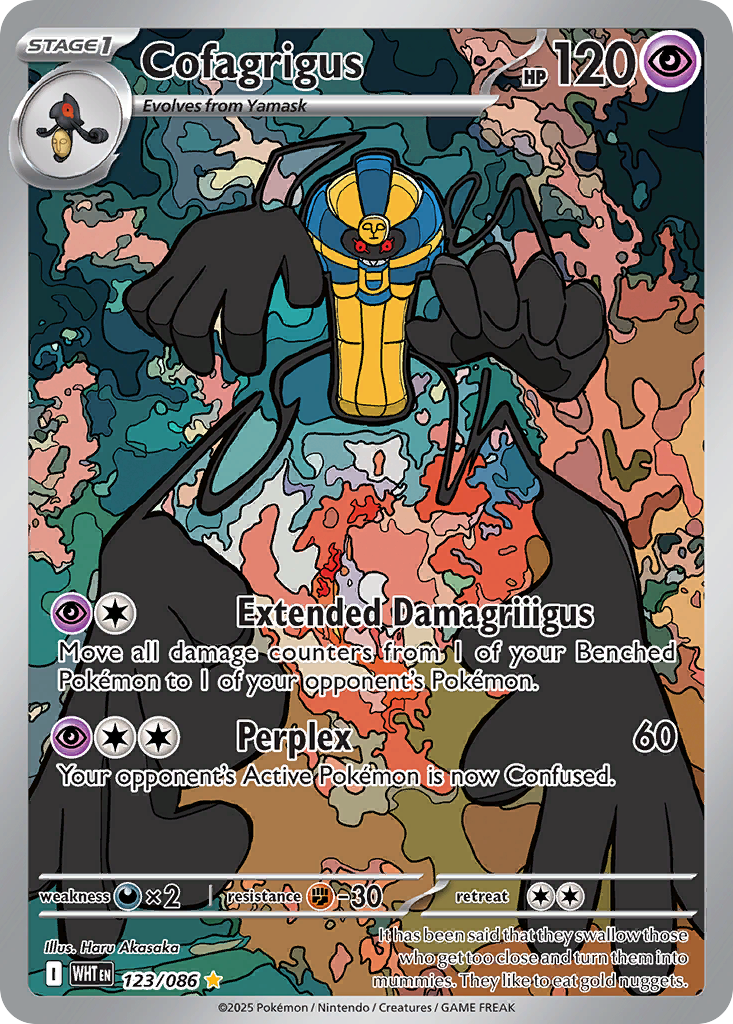 Cofagrigus — White Flare #123 / 86