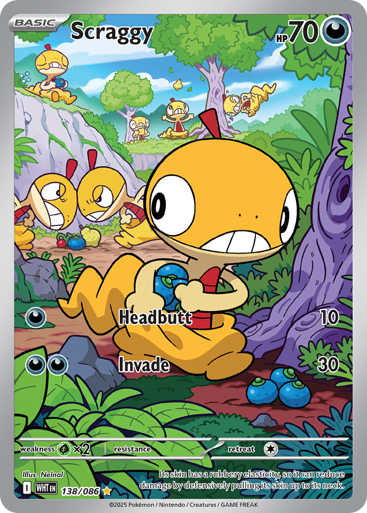 Scraggy — White Flare #138 / 86