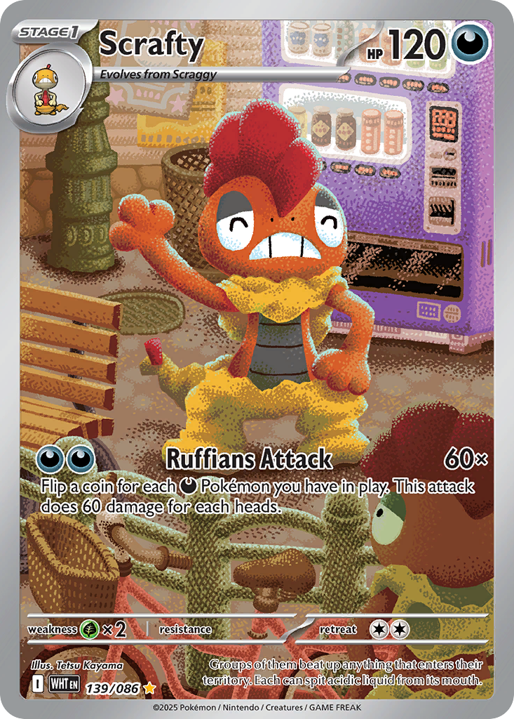 Scrafty — White Flare #139 / 86