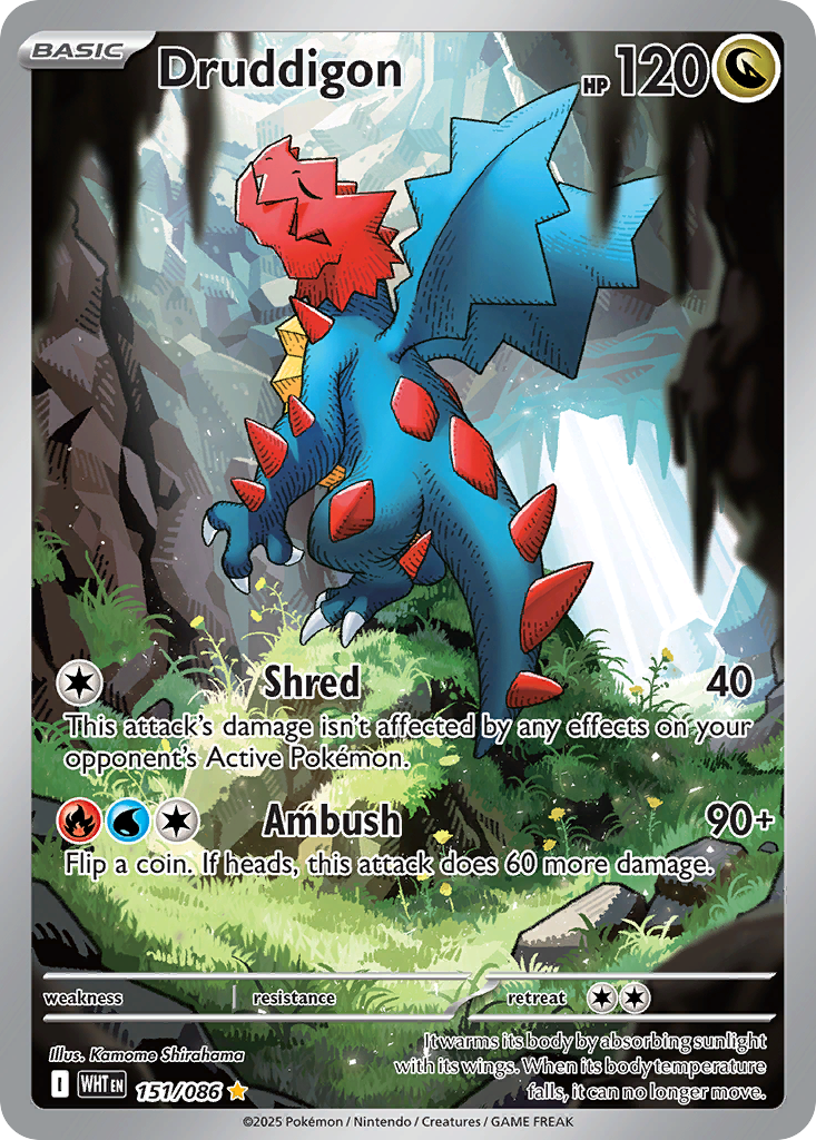 Druddigon — White Flare #151 / 86
