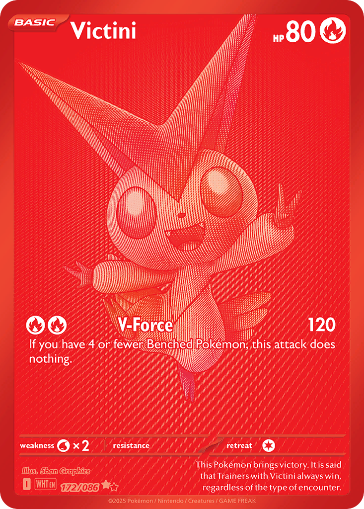 Victini — White Flare #172 / 86