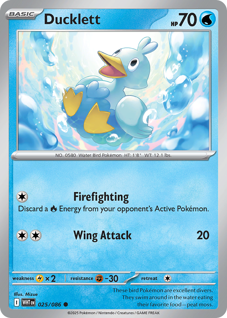 Ducklett — White Flare #025 / 86