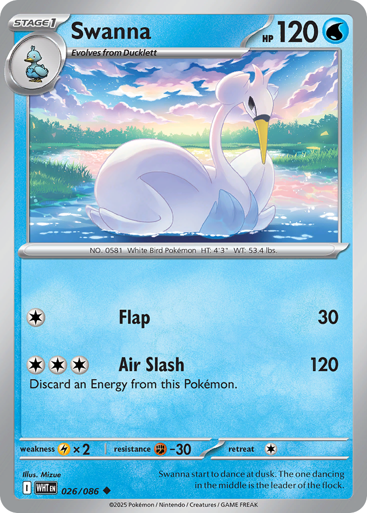 Swanna — White Flare #026 / 86