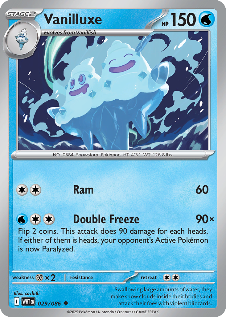 Vanilluxe — White Flare #029 / 86