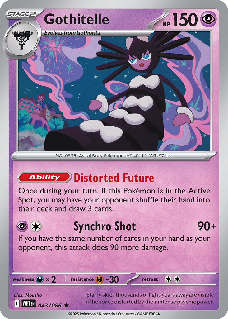 Gothitelle — White Flare #043 / 86