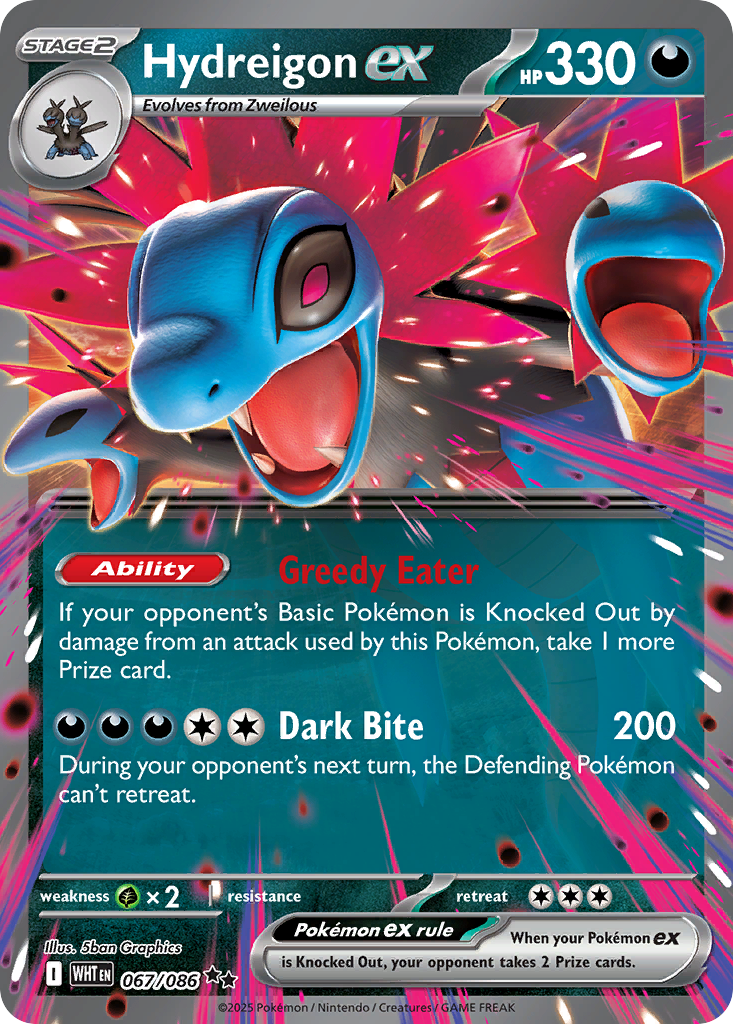 Hydreigon ex — White Flare #067 / 86