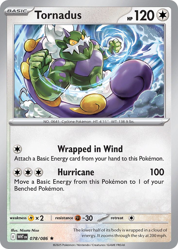 Tornadus — White Flare #078 / 86
