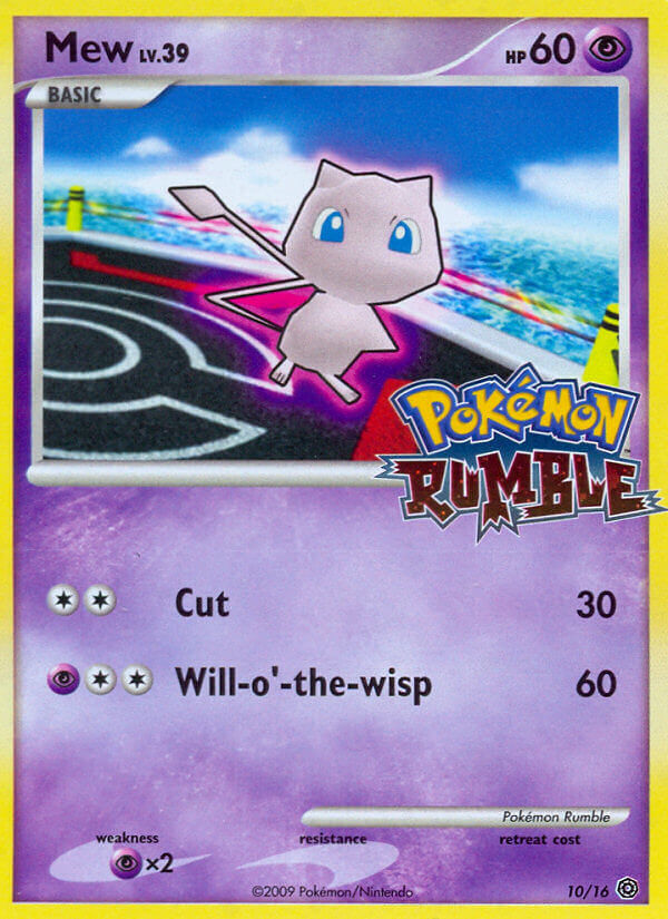 Mew — Pokémon Rumble #010 / 16